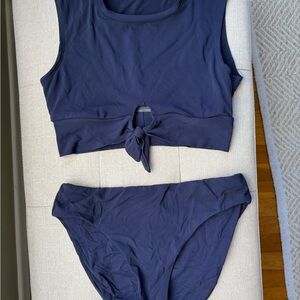 Robin Piccone Navy Bikini Set